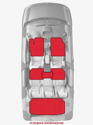ЭВА коврики «Queen Lux» комплект для Marussia B1